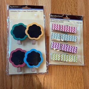 NWT Fun Clothespins